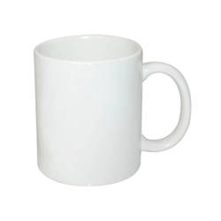 White mug class A+ 330 ml Sublimation Thermal Transfer
