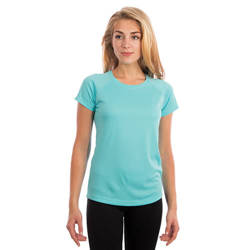Camiseta de manga corta para mujer Solar - Water Blue