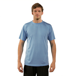 Camiseta de manga corta solar - Columbia Blue