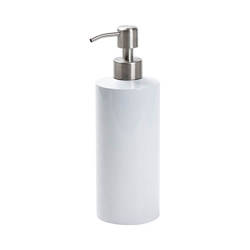 Dispensador de jabón de acero inoxidable para sublimación - blanco