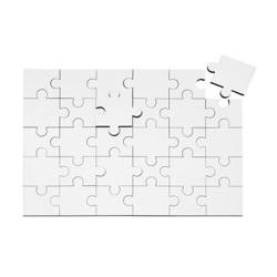 Puzzle Tela Cartón Corazón 19,5 x 19,5 cm Sublimación 75 Piezas