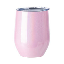 Taza de vino caliente 360 ml para impresión por sublimación - rosa iridiscente