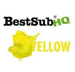 Tinta de sublimación BestSub HQ - Transferencia térmica de sublimación amarilla 1000 ml