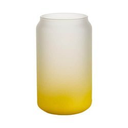 Vidrio esmerilado para sublimación 400 ml - degradado amarillo