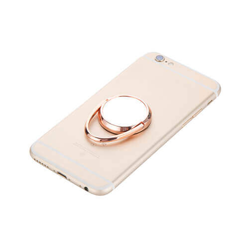Anillo de dedo de teléfono celular con rotación - oro rojo