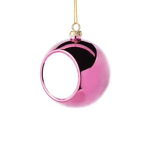 Ball navideña Ø 6 cm para sublimación - rosa