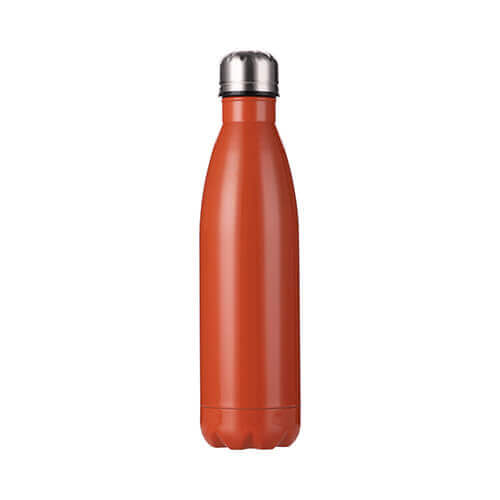 Botella de agua - botella de 500 ml para impresión por sublimación - naranja