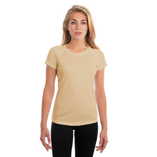 Camiseta de manga corta para mujer Solar - Pale Yellow