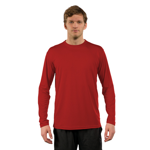 Camiseta de manga larga solar - Mars Red